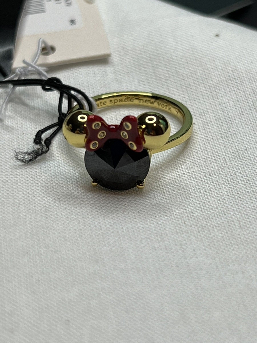 Kate Spade x Disney Minnie Mouse Gold Ring Size 5 K9171 | eBay