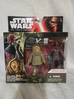 2015 Star Wars Sidon Ithano First Mate Quiggold The Force Awakens Figures Hasbro