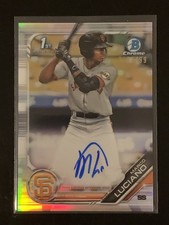 2019 Bowman Chrome Prospect Autographs Marco Luciano Refractor 338/499  #CPA-ML