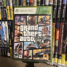 NO GAME ! Grand Theft Auto V (Microsoft Xbox 360) BOX & manual ONLY , NO GAME !
