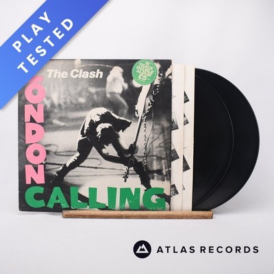 The Clash London Calling 3A 3B C-2 D3 2 x LP Album Vinyl Record - VG+/VG