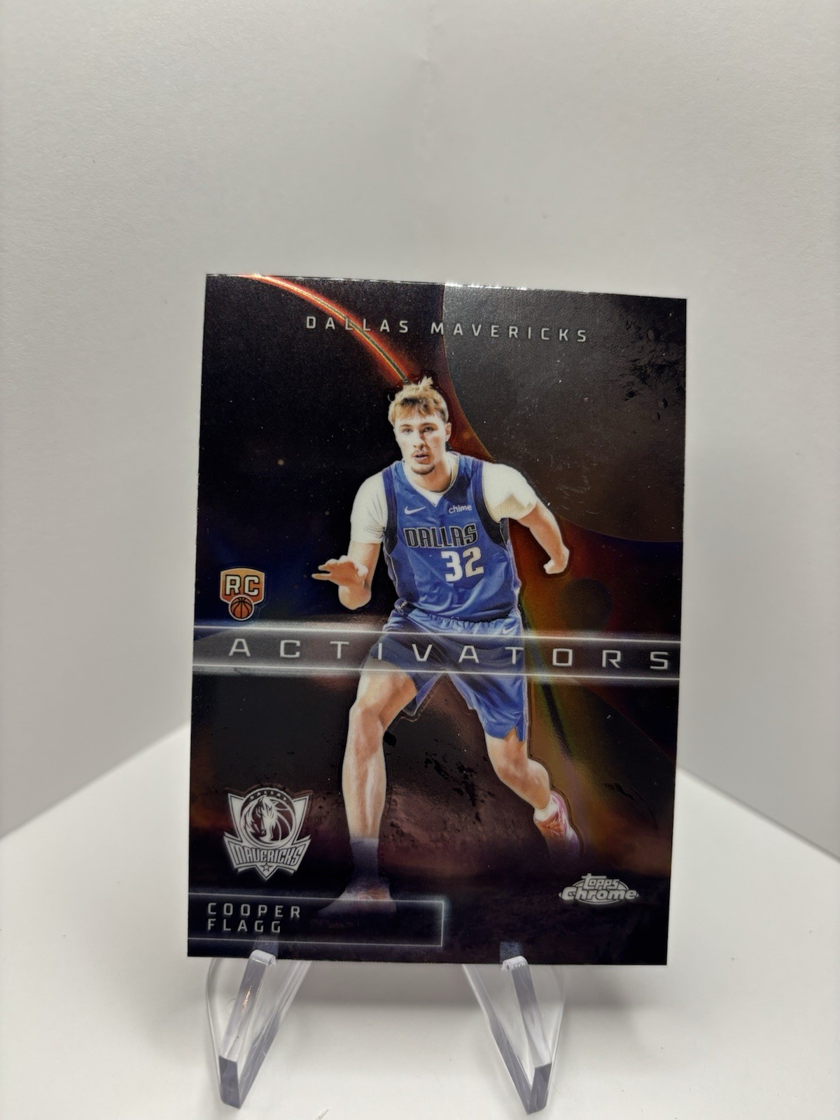 Cooper Flagg 2025-26 Topps Chrome Activators AC-11 Dallas Mavericks Rookie RC