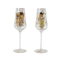 Goebel Gustav Klimt Gustav Klimt - Adele & Der Kuss - Sektglas