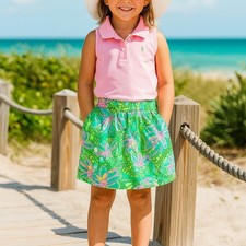 Lilly Pulitzer Girls Floral Skirt Size 5