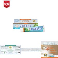 Auromere Neem  Clove Toothpaste - Fluoride Free, Vegan, 4.8 oz