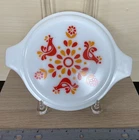 Pyrex Casserole Friendship Replacement Lid 24-C-8 Very Clean