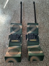 1980's Rambo Walkie Talkies - Vintage /Retro Toys - please see description 