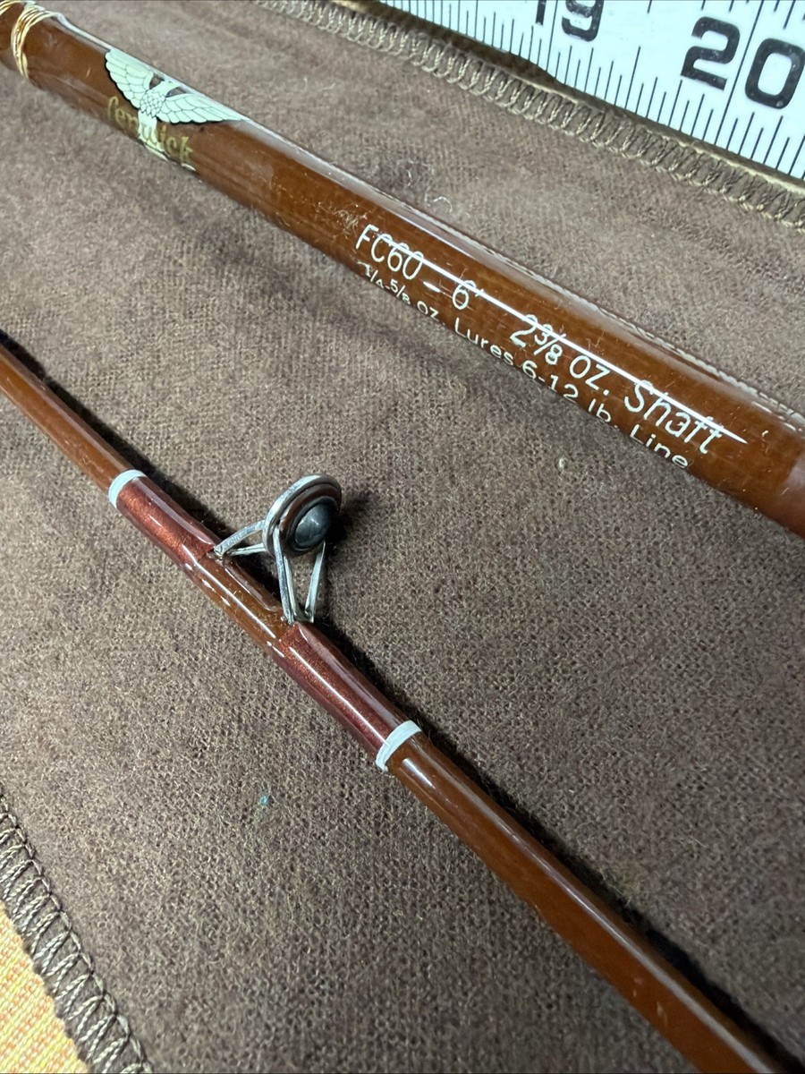 Vintage Fenwick FC60 Casting Rod, Sock & Carry Case. | eBay