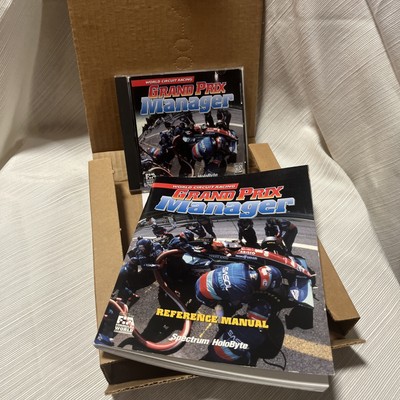 World Circuit Racing: Grand Prix Manager (PC, 1995) Vintage Big Box w/ Manual