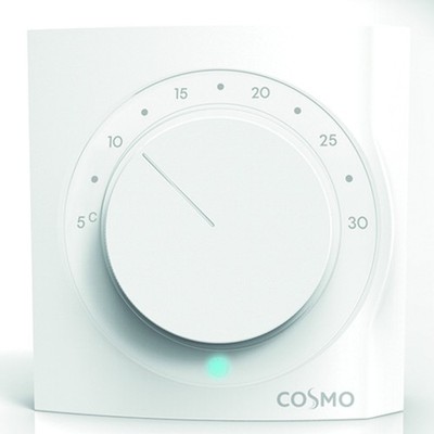 COSMO Funk-Raumthermostat Aufputz im Zigbee-Netz RAL9010 | CFTN