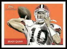 2009 Topps National Chicle #C39 Brady Quinn Cleveland Browns football card 