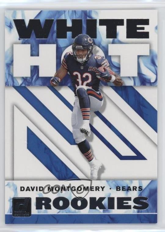 2019 Panini Donruss White Hot Rookies David Montgomery #WHR-6 RC 0u79