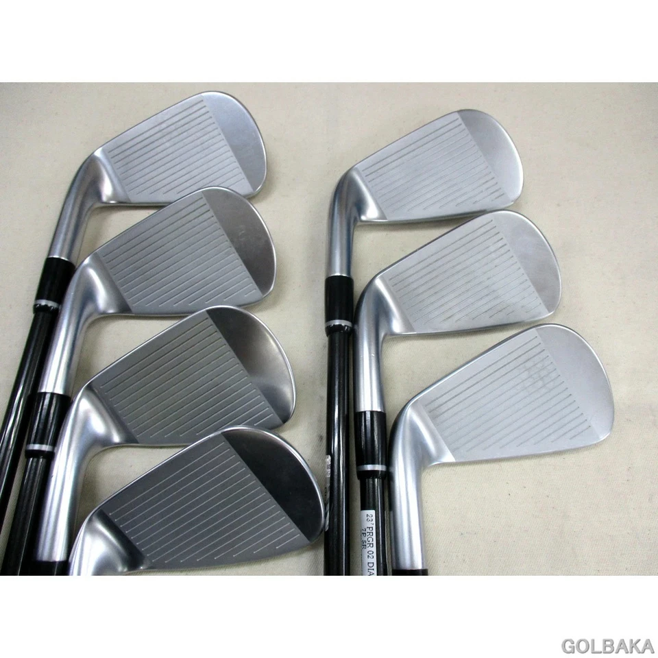 PRGR 02 (2023) Iron Set 4-9+Pw Diamana FOR PRGR Flex-SR 7pcs Right-Handed Used - Image 2 of 4