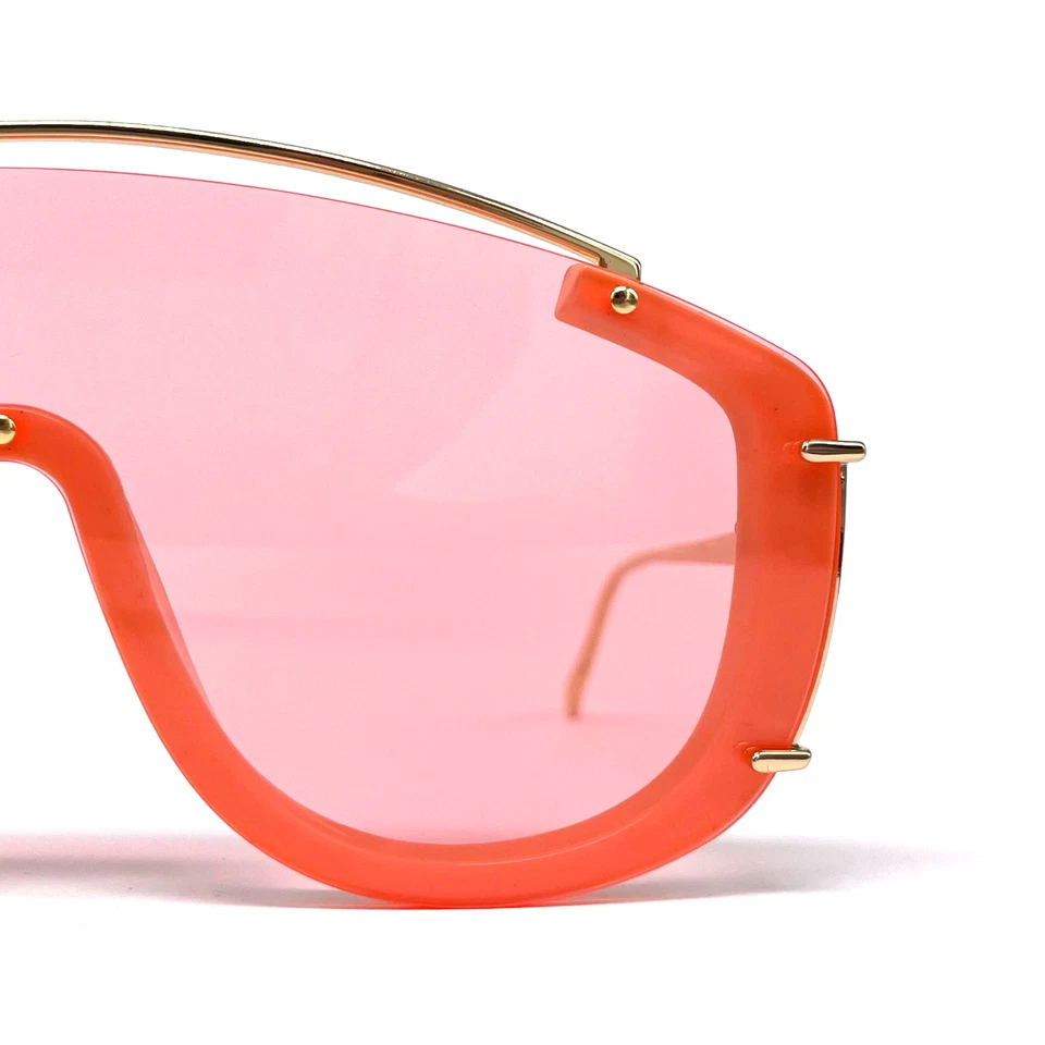 Gafas de sol "SCUDO" vintage NOS - Italia años 80 - RARAS - grandes - rosa / dorado Foto 3 de 4