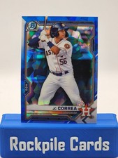 2021 Bowman Chrome Draft Sapphire Edition - JC Correa #BDC-29 (RC)