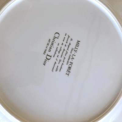 Christian Dior Milly La Foret Salad Plate 4 Set 23cm Lily of the