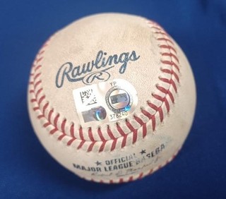 SHOHEI OHTANI (Strikeout K) SEAN MANAEA 10/14/2024 NLCS Game 2 Used DODGERS Mets