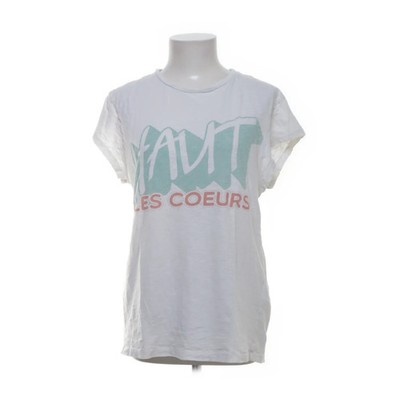 Ba&sh, T-shirt, Größe: S, Weiß, Baumwolle, Print, Damen #EBX