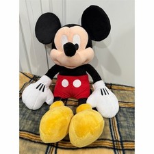 Disney Mickey Mouse Large Plush Stuffed Animal Red Shorts Yellow Shoes
