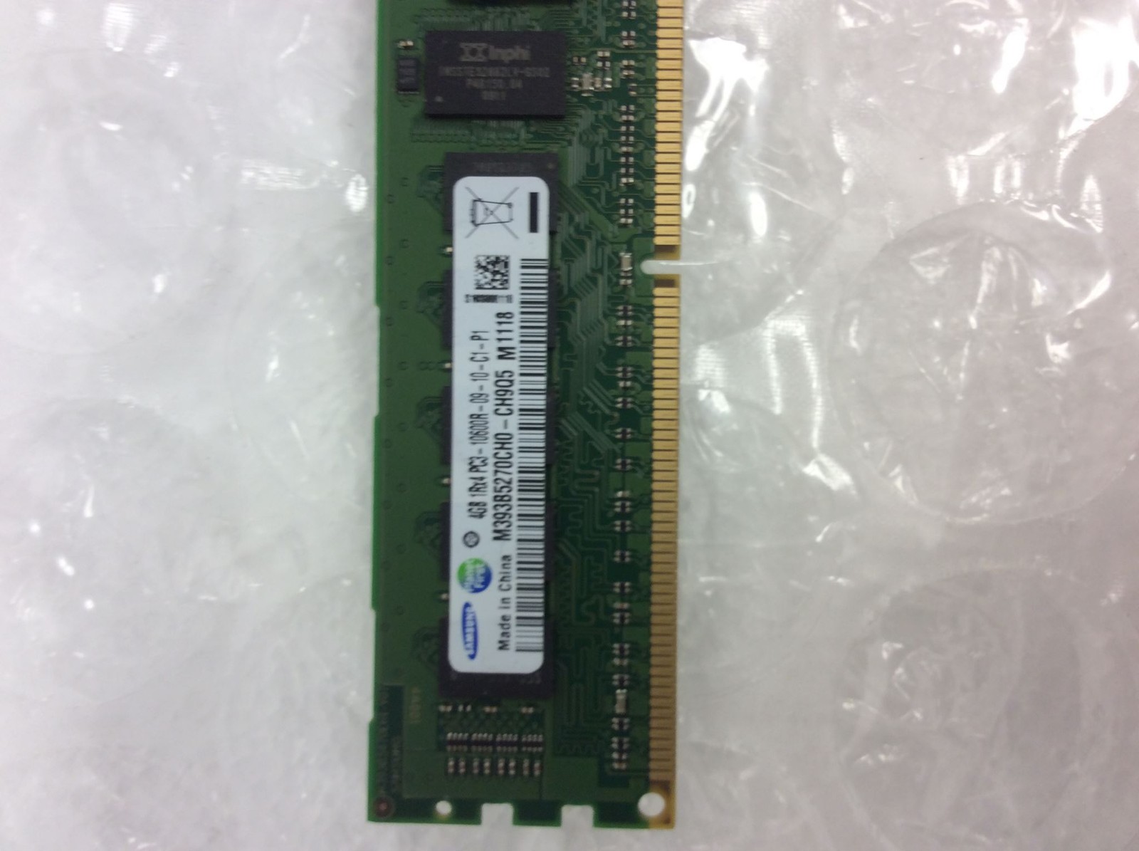 как выглядит 20x SSamsung 4GB PC3-10600R DDR3 ECC Registered Server RAM M393B5270CH0-CH9Q5 фото