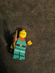 LEGO Forestman Minifigure Red PLUME/Arms 6066 Camouflaged Outpost Castle cas137a