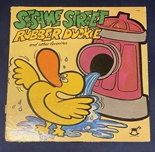 Vintage Sesame Street Rubber Duckie & Other Favorites vinyl LP