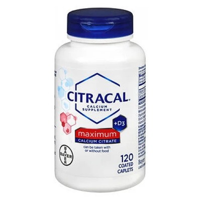 Calcium Maximum Plus +D3 Coated 120 Caplets