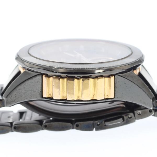 SEIKO BRIGHTZ SAGA115/8B54-0AJ0 43mm SS Black Dial Solar Radio Date #C688 image 4