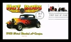 US COVER HOT RODS FIRST DAY ISSUE COMBO PANDA CACHET