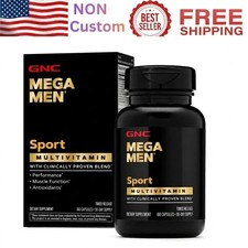GNC Mega Men Sport Vitamin 180 Tablets Free S...