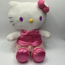Hello Kitty Plush Soft Toy Teddy Cat 12  Inch Large Rare Ballerina Dance Outfit