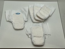 6pc Vintage all-white Goodnites Bedtime Underwear S/M bedwetting diaper
