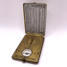 Antique 1921 Folding Sunwatch with Compass Outdoor Supply Co