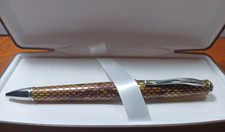 Cross Torero Genuine Italian Desert Diamondback Leather Ballpoint Pen MIB JB4C