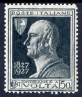 SERIES ALESSANDRO VOLTA C.50 WITH THE VARIETY POINT AFTER THE VALUE FIGURE