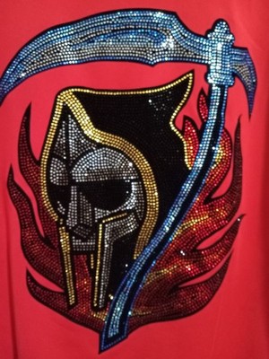 Roku Studios Rhinestone reaper only one love Jacket