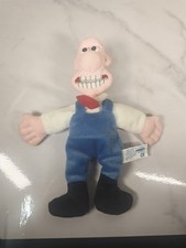 Wallace and Gromit WALLACE 10" Stofftier, 1989 Vintage, Born To Play