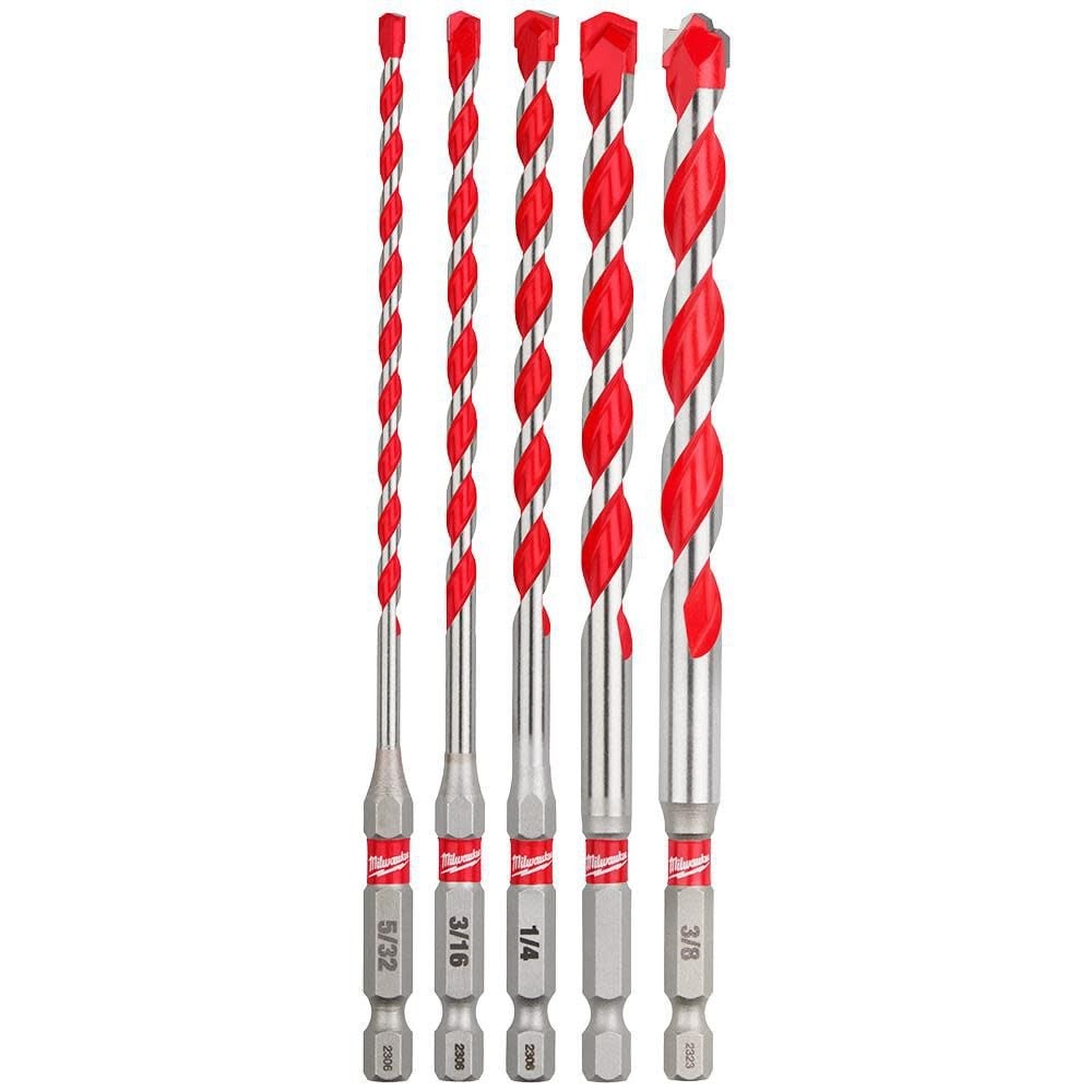 Набор ударных долот из твердосплавного перфоратора Milwaukee 5 шт 6290₽