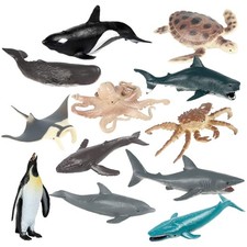 Tierfiguren Set Meerestiere Kunststoff realistisch Spielzeug Geschenk Kinder