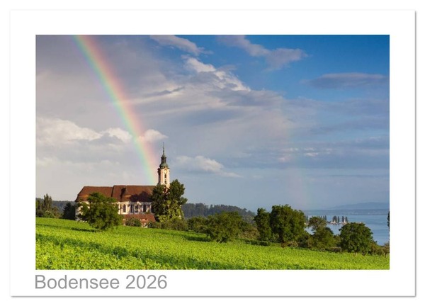 Bodensee 2026 (Wandkalender 2026 Din A3 Quer), Calvendo Monatskalender-image