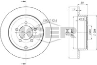 Bremsscheiben FüR Peugeot 4007 Citroen C-Crosser Mitsubishi Ab 06-> 1609248180