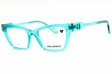 Karl Lagerfeld NEW Designer Teal Eyeglasses Frames 54-16-140 Logo Case Luxury Karl Lagerfeld KL6110 Eyeglasses | Select Eyewear main image 3