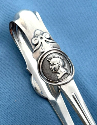 Gorham Sterling Tongs Medallion Patt 11 1/4 Inches Mono 163.9  Grams