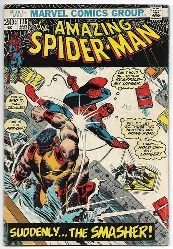 The Amazing Spider-Man #116 (Marvel, 1973) – The Smasher – Peter Parker – VG+