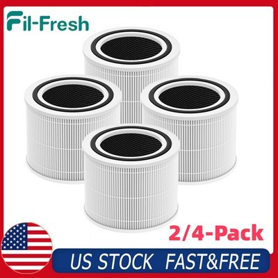 2/4-Pack Levoit Core 300 Filter Replacement H13 HEPA for Core 300S Air Purifier
