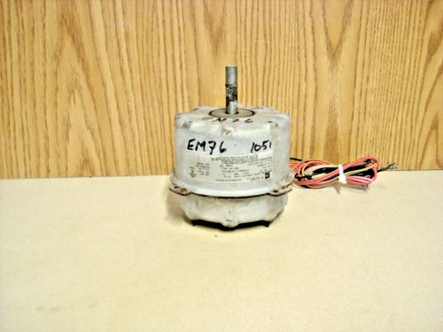 EM76A-EMERSON K48HXFFY  1/5HP HVAC CONDENSER FAN MOTOR 1075 RPM  1.1A  230/208V