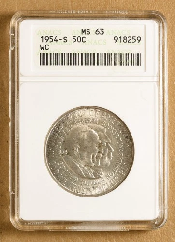 Photo of a 1954-S Washington Carver Commemorative from an eBay listing that sold on Jul 20, 2026
