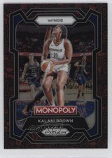 2024 Panini Prizm Monopoly WNBA Classic Icons Red Prizm Kalani Brown #47 ux1