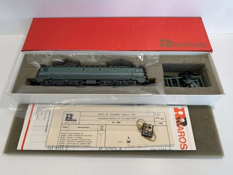 Rivarossi 1600 - Locomotive électrique CC 7100 ép.III de la SNCF CC 7131 en HO - Photo 2/4