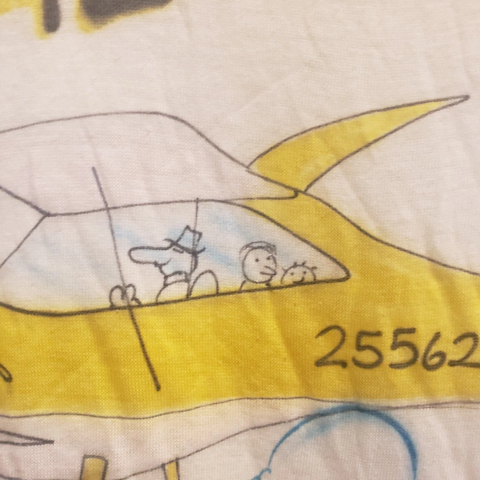 Aerógrafo pintado a mano de una sola puntada de aviación Filipinas Near PaperThin años 1940-50 Foto 4 de 4